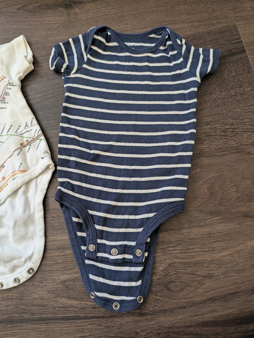 Short Sleeve Onsies x2 - 12M